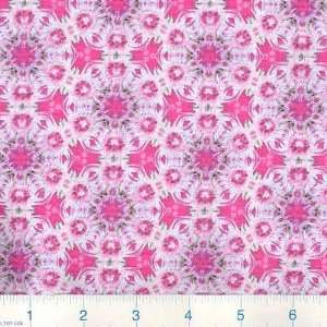  45 Wide Floral Dimensions Kaleidoscope Pink Fabric By 