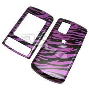 PINK ZEBRA snap on hard case faceplate for LG CU720 Shine (many other 