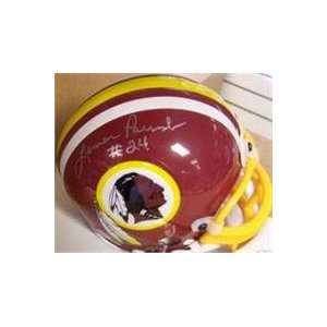  Lemar Parrish autographed Football Mini Helmet (Washington 