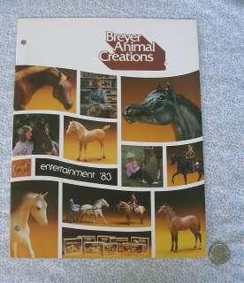 Breyer 1983 Original Dealers Manual   Catalog  