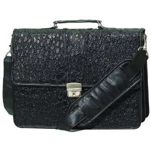 Black Leather Briefcase 