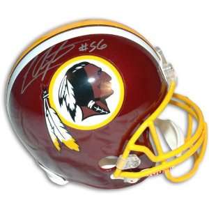 Lavar Arrington Washington Redskins Autographed Helmet