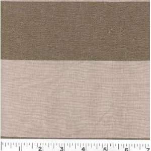  54 Wide OLIVE NATURAL LAUNDERED DENIM STRIPE Fabric By 