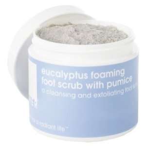 LATHER Eucalyptus Foaming Foot Scrub with Pumice, 4 oz (Quantity of 3)