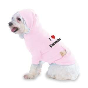 Love/Heart Contractors Hooded (Hoody) T Shirt with pocket for your 