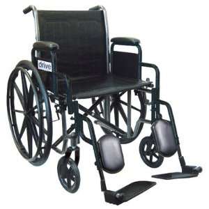  Drive Medical Silver Sport 2 Wheelchair in Black SSP2 