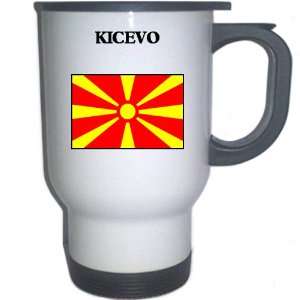  Macedonia   KICEVO White Stainless Steel Mug Everything 