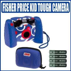  Fisher Price Kid Tough Digital Camera Blue With Accessory 
