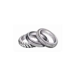  CK Calvin Klein Jewelry Waves Ring 17.35 mm KJ17AR010107 Jewelry