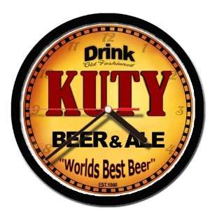  KUTY beer and ale cerveza wall clock 