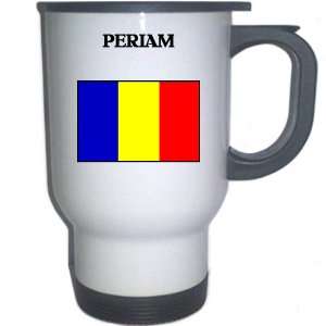  Romania   PERIAM White Stainless Steel Mug Everything 