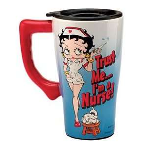  Nurse Betty Boop™ Ceramic Travel Mug