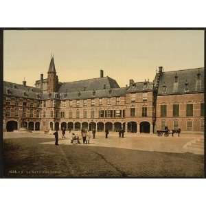   Reprint of Binnenhof inner court, Hague, Holland