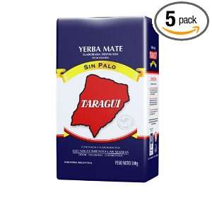 Taragui Yerba Mate Loose Leaf, 1000 Gram Packages (Pack of 5)  