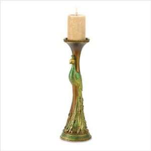  Emerald Peacock Collection Candle Holder 