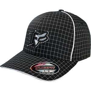  Fox Racing Quest Flexfit Hat   Large/X Large/Black 
