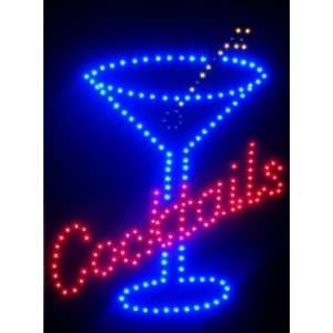  Cocktails LED Lighted Sign Wall Art