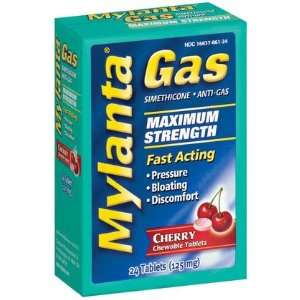  Mylanta Gas Maximum Strength Chewable Tablets Cherry 24 