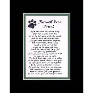   Memorial Wall Decor Poem Pet Saying Bereavement Sign
