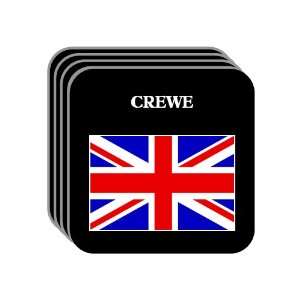  UK, England   CREWE Set of 4 Mini Mousepad Coasters 