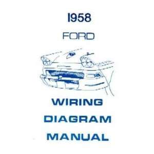  1958 FORD Full Line Wiring Diagrams Schematics Automotive