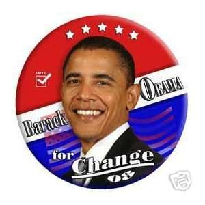  2 1/4 Pinback Button NEW OBAMA FOR PRESIDENT 2008 