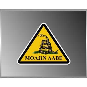  Dont Tread on Me Molone Labe Come and Take It Vinyl Decal 