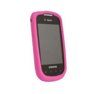  Dark Pink Silicone Sleeve for Samsung T449 Dart Cell 