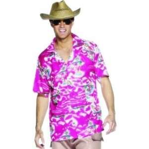  Smiffys Hawaiian Shirt Pink MenS Toys & Games