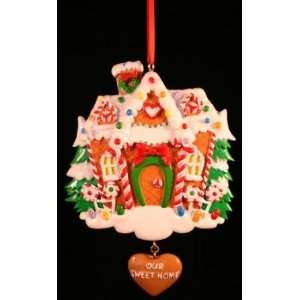  House Home Sweet Home Personalized Christmas Ornament