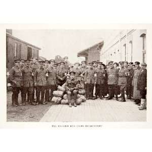  1913 Print English Red Cross Unit Military World War I Uniform 