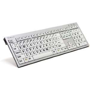   Visually Impaired   Black Letters on White Keys For PC Office