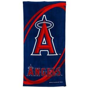  Los Angeles Angels of Anaheim 30 x 60 Navy Blue Swirl 