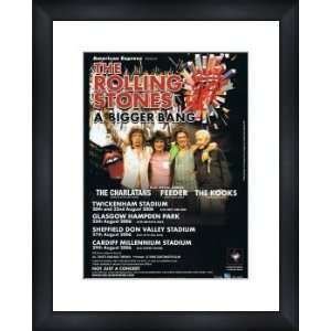  ROLLING STONES A Bigger Bang Tour 2006   Custom Framed 
