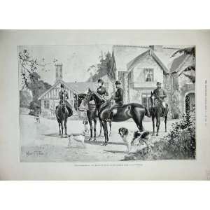    1894 Prince Wales Duke York Sandringham Horses Dogs