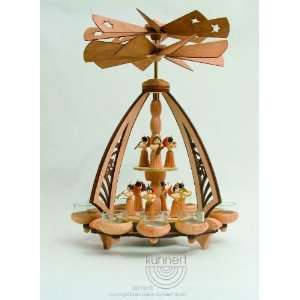    German Candle Arc Pyramid Double with Angels