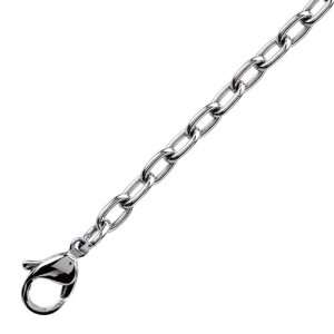  3.5mm, Stainless Steel, Flat Cable Chain   24 Inch 
