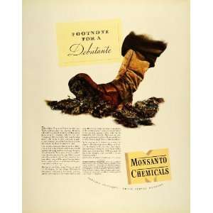   Leather Tanning Military Boots   Original Print Ad