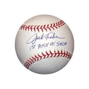  Jack Fisher Autographed/Hand Signed MLB Baseball with 1st 