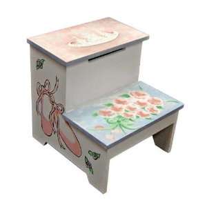  LC Creations Little Ballerina Storage Stepstool Baby