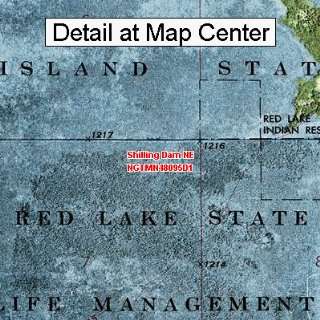  USGS Topographic Quadrangle Map   Shilling Dam NE 