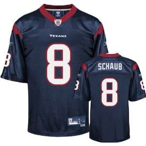  Matt Schaub Navy Reebok NFL Premier Houston Texans Jersey 