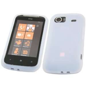  SoftSkin WHITE Silicone Case Cover Skin for HTC Mozart 7 Electronics