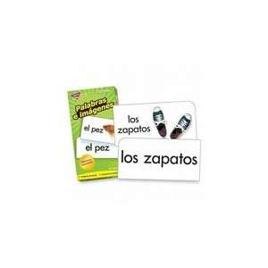     Flash Cards, Spanish, Picture Words, 96/BX