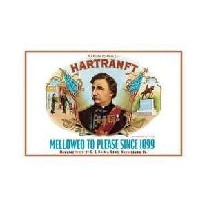 General Hartranft Cigars 12x18 Giclee on canvas