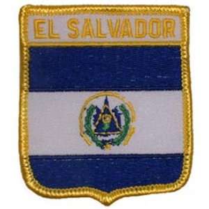  El Salvador Shield Patch 2 1/2 x 3 Patio, Lawn & Garden