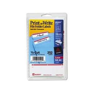   Print or Write File Folder Labels on 4 x 6 Sheets