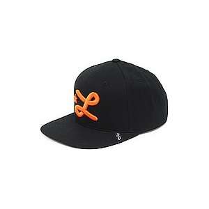  LRG CC Snap Hat (Black/Pad Orange)   Hats 2012 Sports 