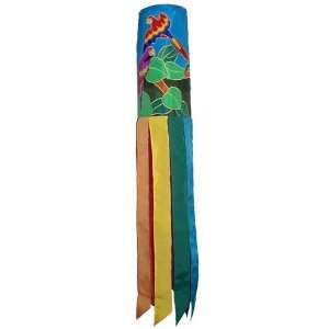   The Breeze Polyester Fabric Parrots Image 40 inch Funsock/ Windsocks