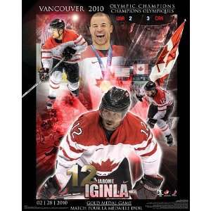  Frameworth Team Canada Jarome Iginla 16X20 Collage Plaque 